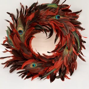 Federkranz 'Pfau'