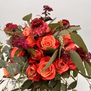 Herbst - Rosenstrauß - Elegant & Kompakt